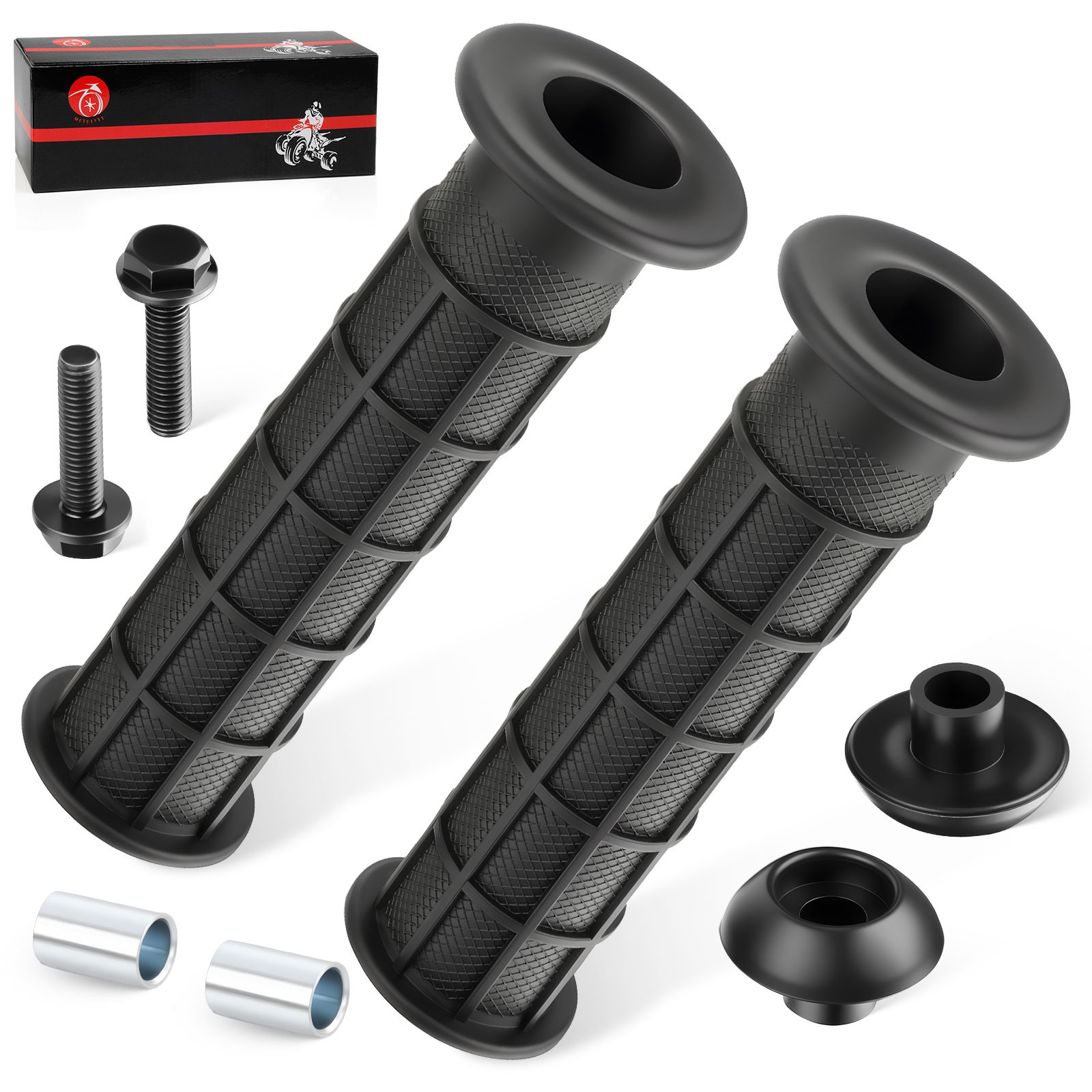 Handle Grips & Bar End Guard Screw for Honda Rancher 350 400 Foreman 400 450 500