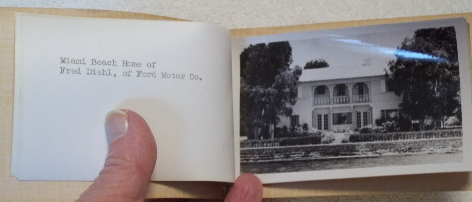 Photo Scenic Route Miss Miami Speed Boats Sightseeing BOOKLET Al Capones Home et