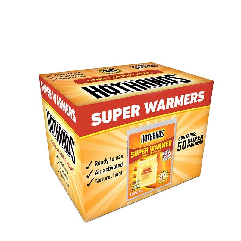 Hothands Super Warmers Air Activated Long Lasting Heat Up To 18 50 pack Exp 2029