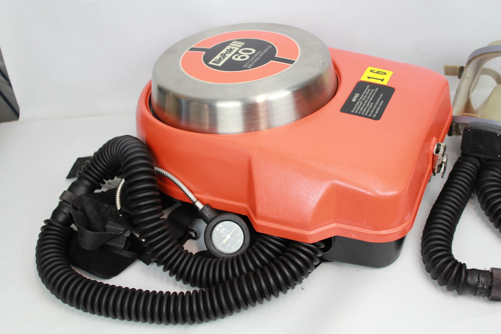 BioPak 60p 60 Minute Self contained Oxygen Breathing Apparatus Rebreather extras