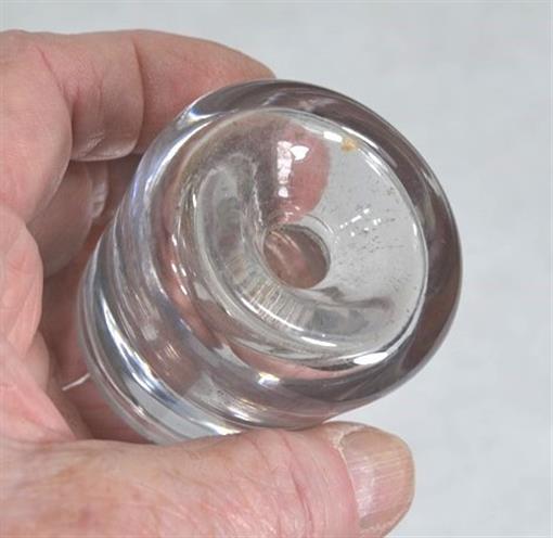 antique ink bottle lot round, cottage, desk 4 sheared tops light aqua original