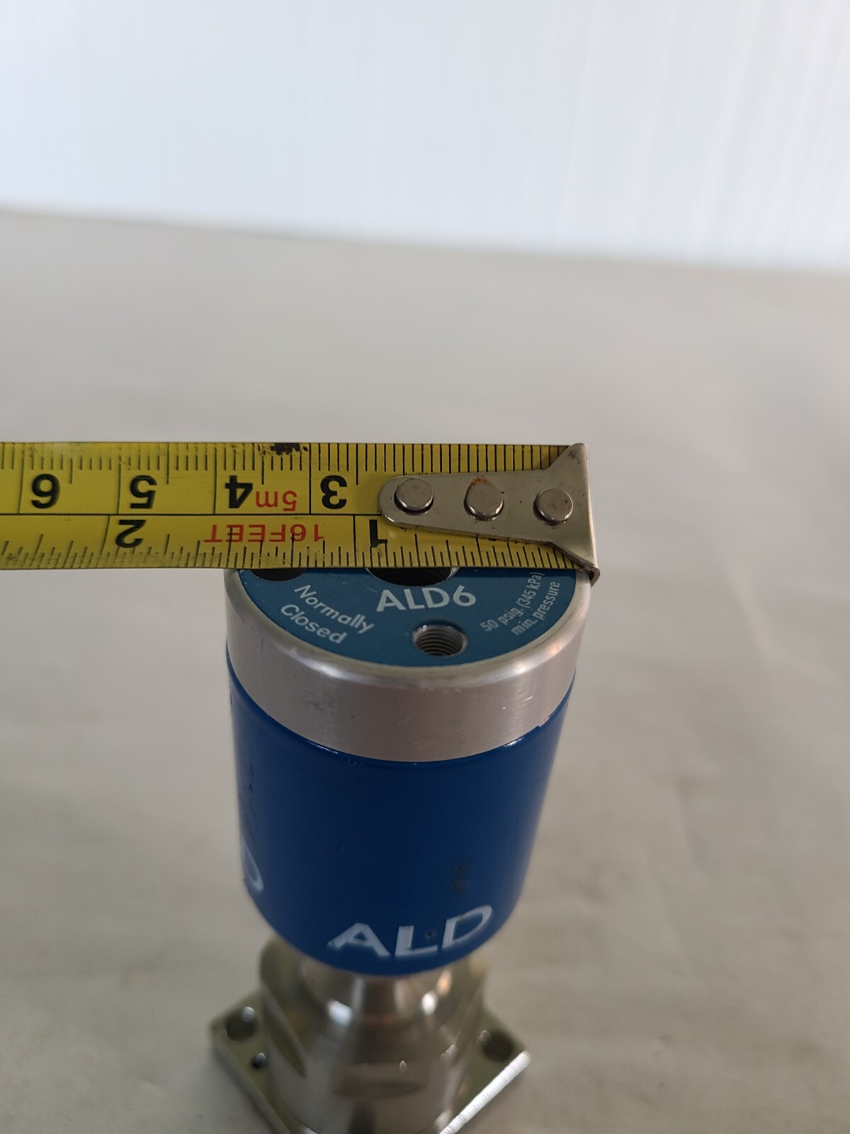 As-Is SWAGELOK ALD6 Diaphragm Valve 6LVV-MSM-ALD6T-HF2-P-C, 1 Piece