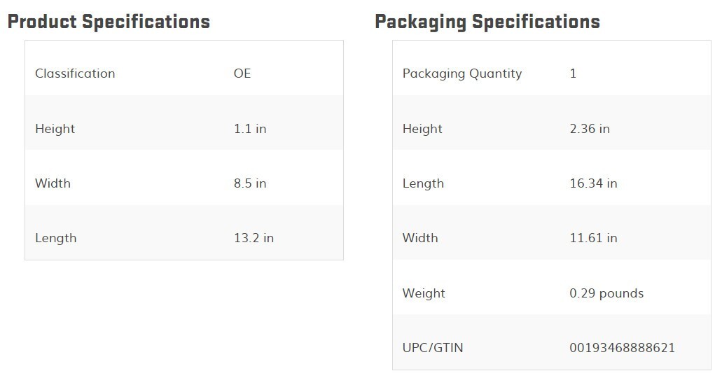 86771173 New Video Display Cover Rear Seat 2021 Escalade Suburban Tahoe Yukon