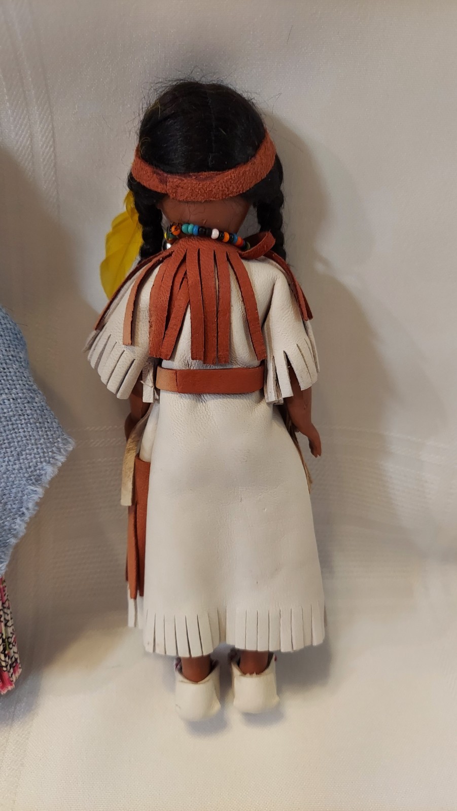 Three Vintage 7.5” Native American Dolls With Sleepy Eyes. (U12)
