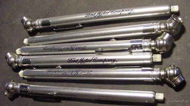 WHOLESALE LOT 6 FORD MOTOR CAR AUTO TIRE GAUGE TITANIUM Tool Made in USA U.S.A.