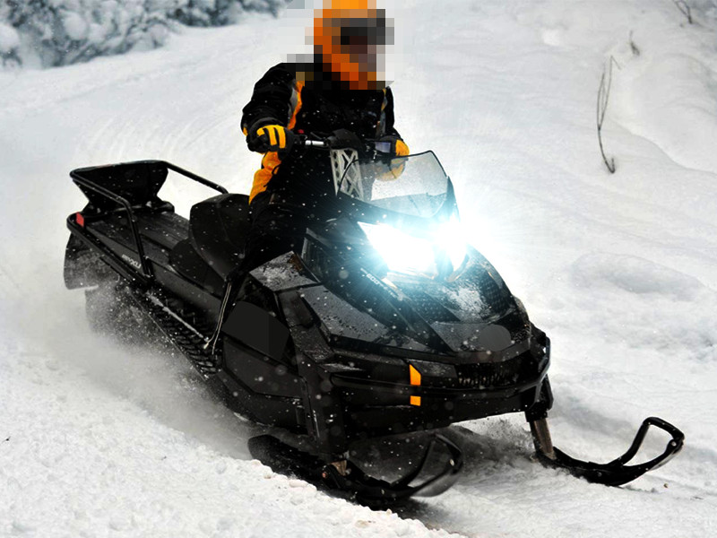 For Ski Doo REV LED Headlight Kit Plug & Play 2003-2009