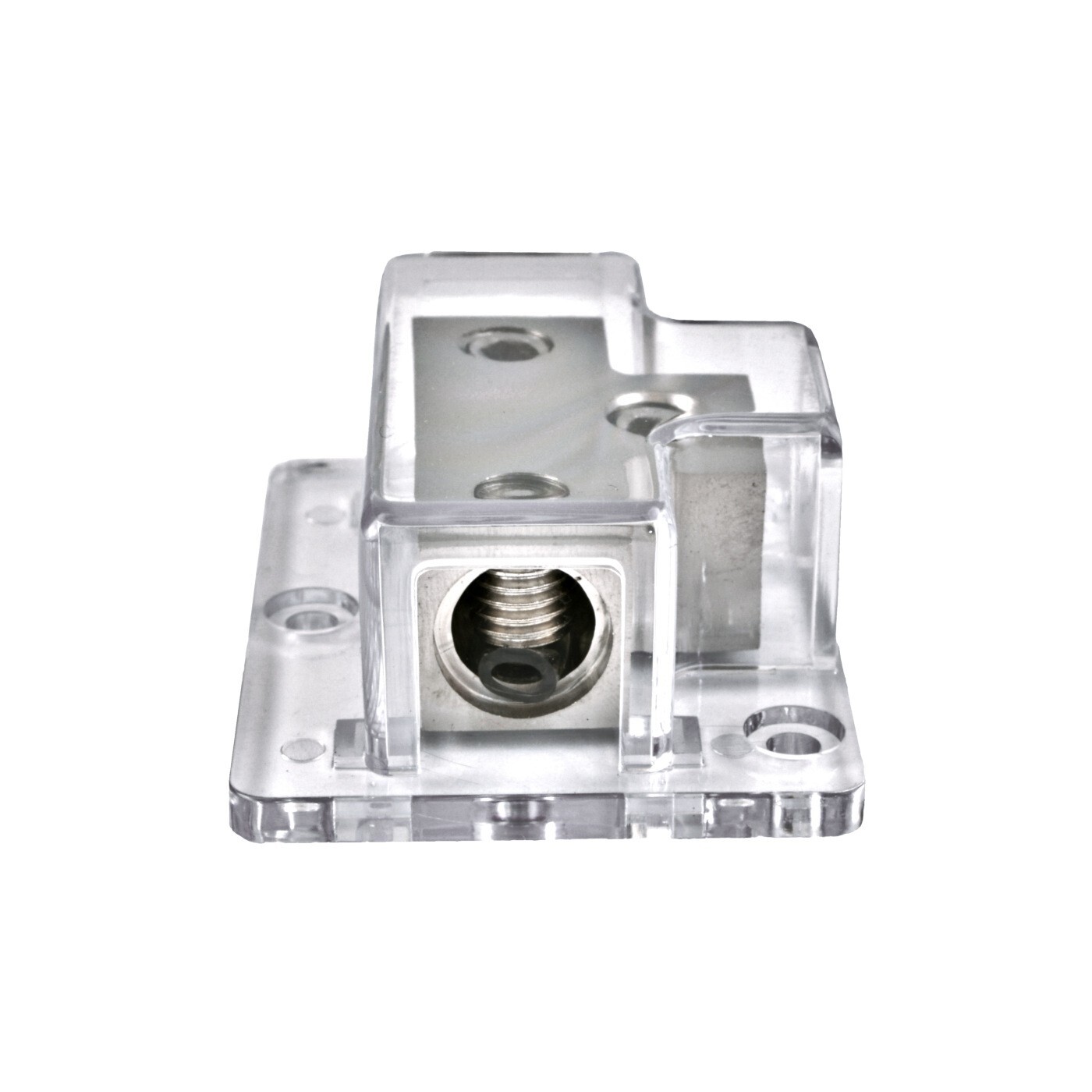 1/0 Gauge Input to 2 x 1/0 Gauge Output Power/Ground Distribution Block