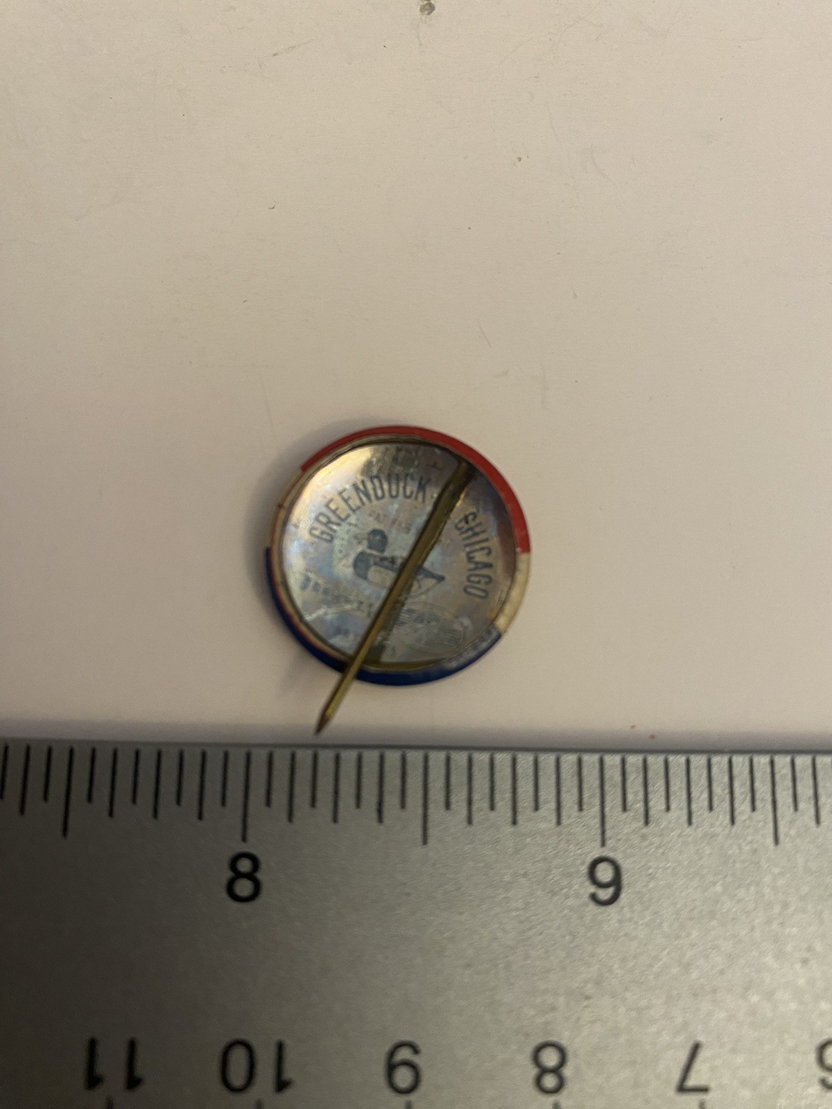 Willkie Pin Back Button P31