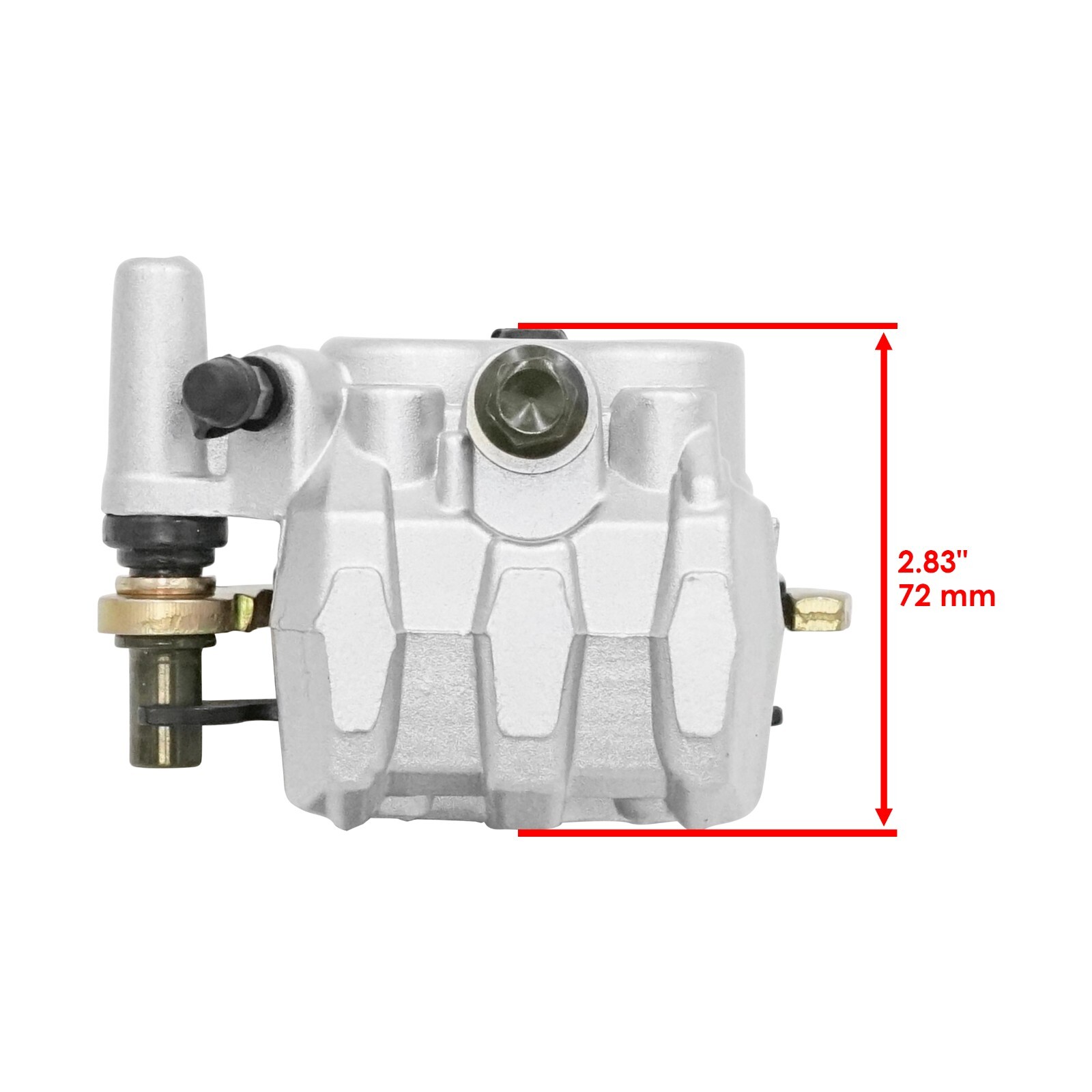 Front Rear Brake Caliper Disc Rotor W/Pad For Yamaha Rhino 700 YXR700 4X4 08-13