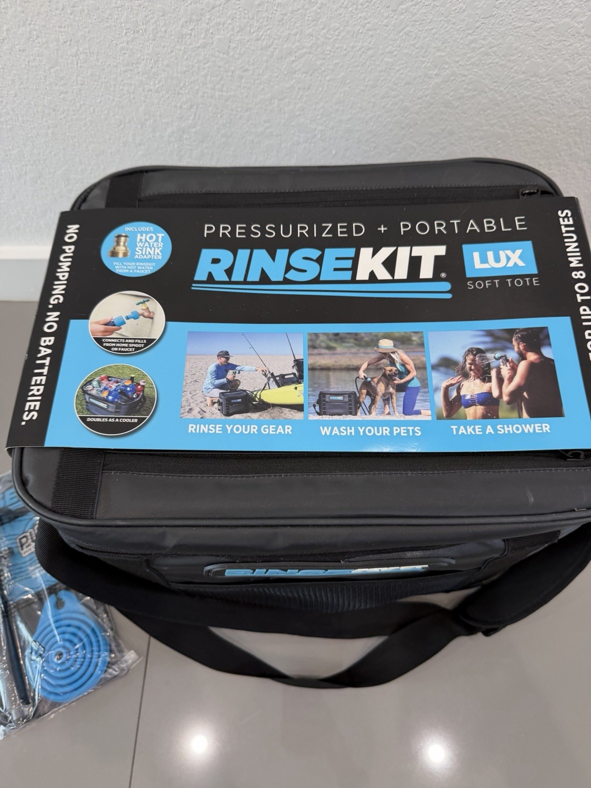 Rinsekit PRO 3 Gallon Portable Shower - Brand New