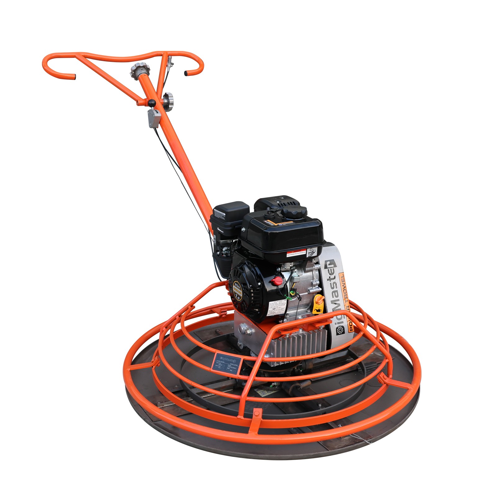 7HP Gas Power 39.37" Cement Surface Finishing Power Trowel Machine w/Float Pan