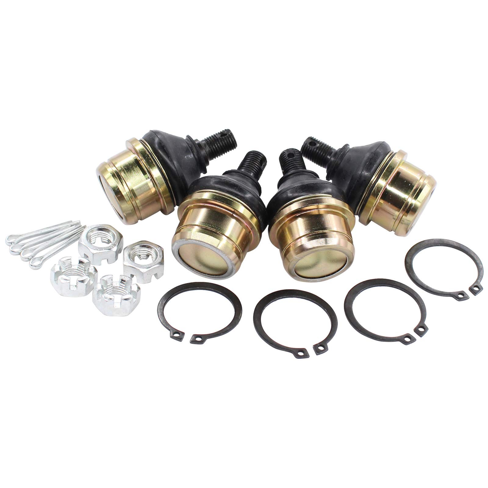 NewYall Pack of 4 Lower and Upper Ball Joints for Honda Rancher 420 Foreman...