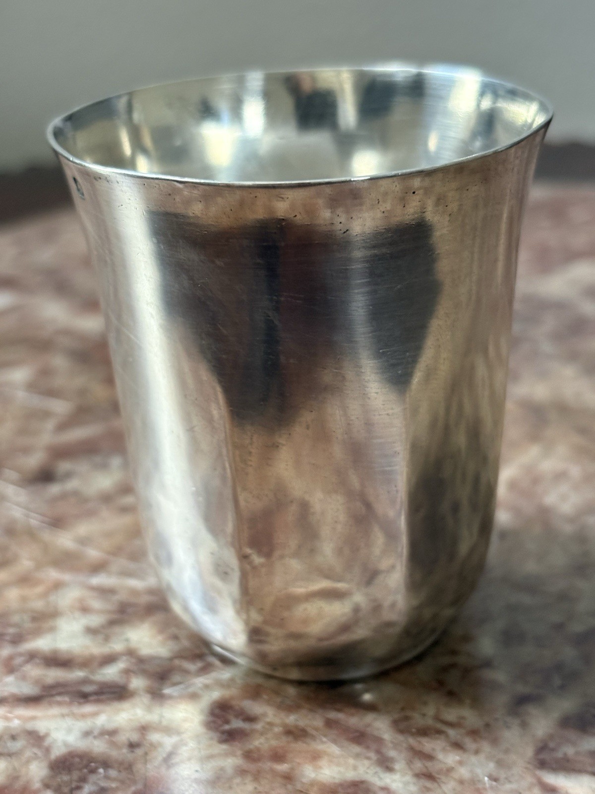 Vintage Octagonal Sterling Silver Cup