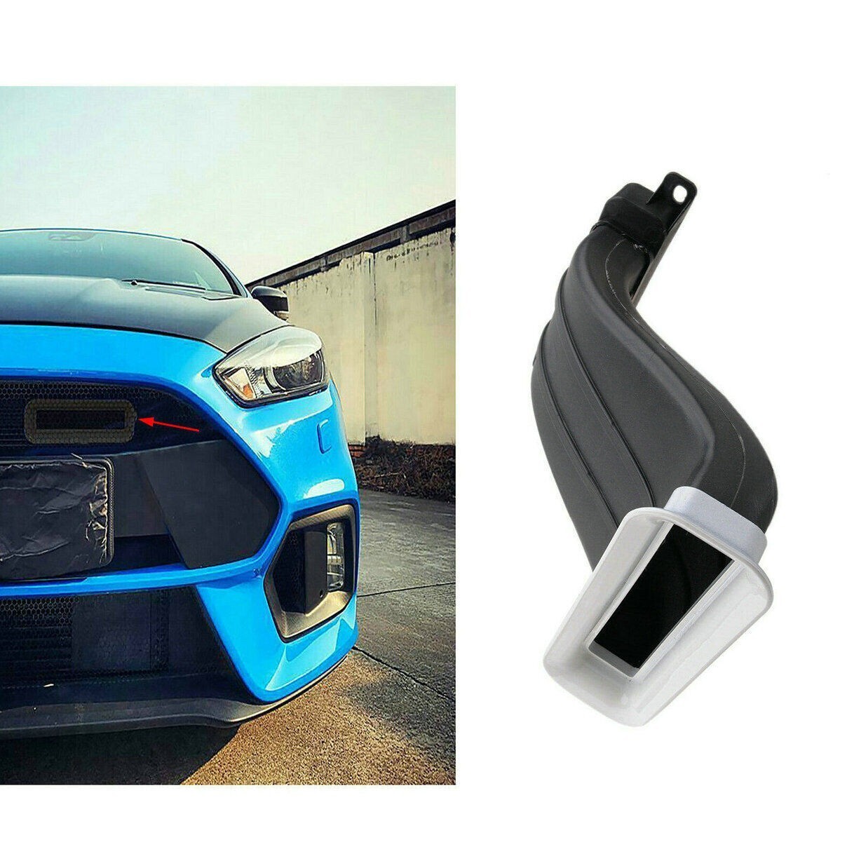 For Ford Focus 2012-2018 ABS Car Air Intake Mouth Snorkel Modification Tuyere US