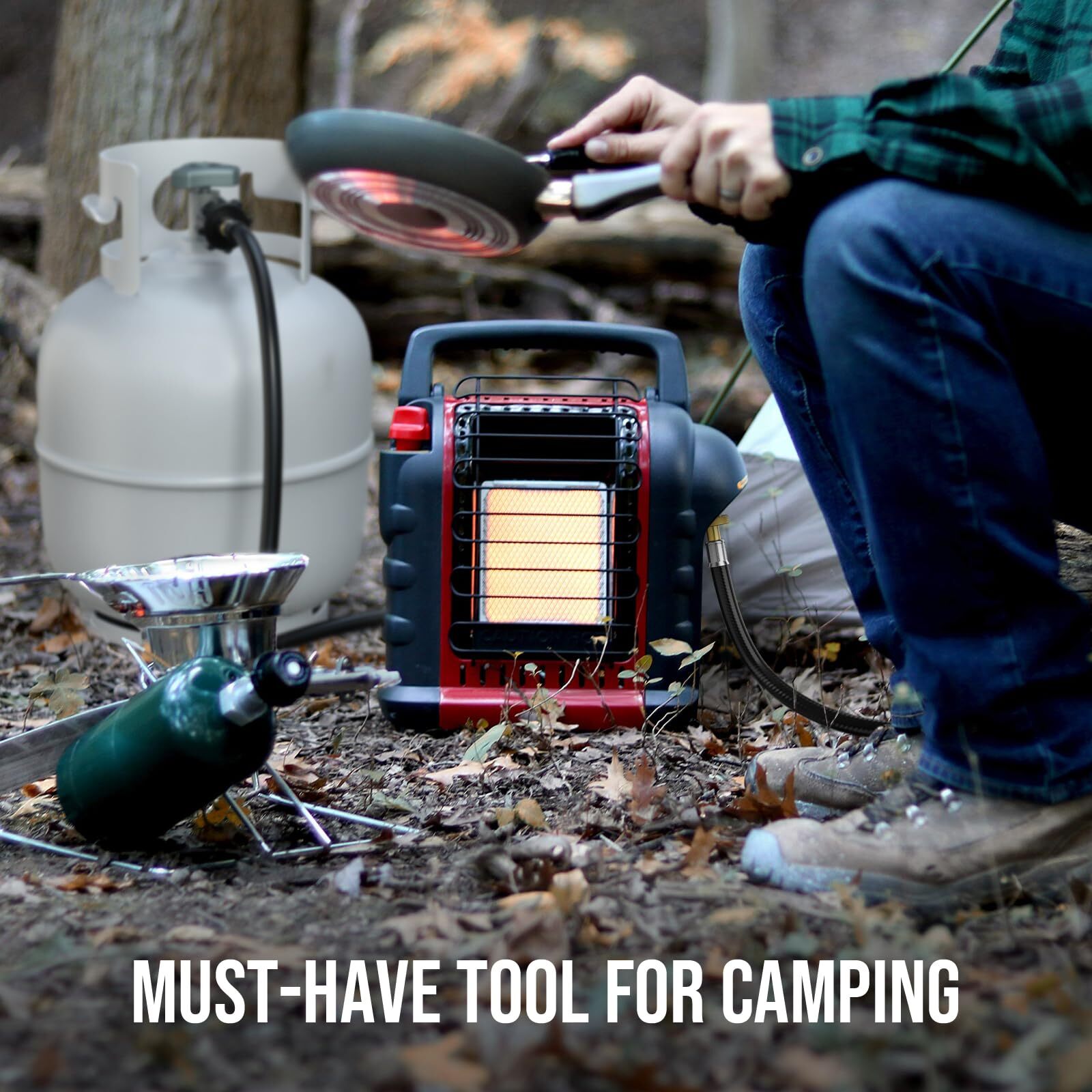 NEW Propane Regulator Hose Replacement Outdoor Indoor For Mr. Heater Big Buddy