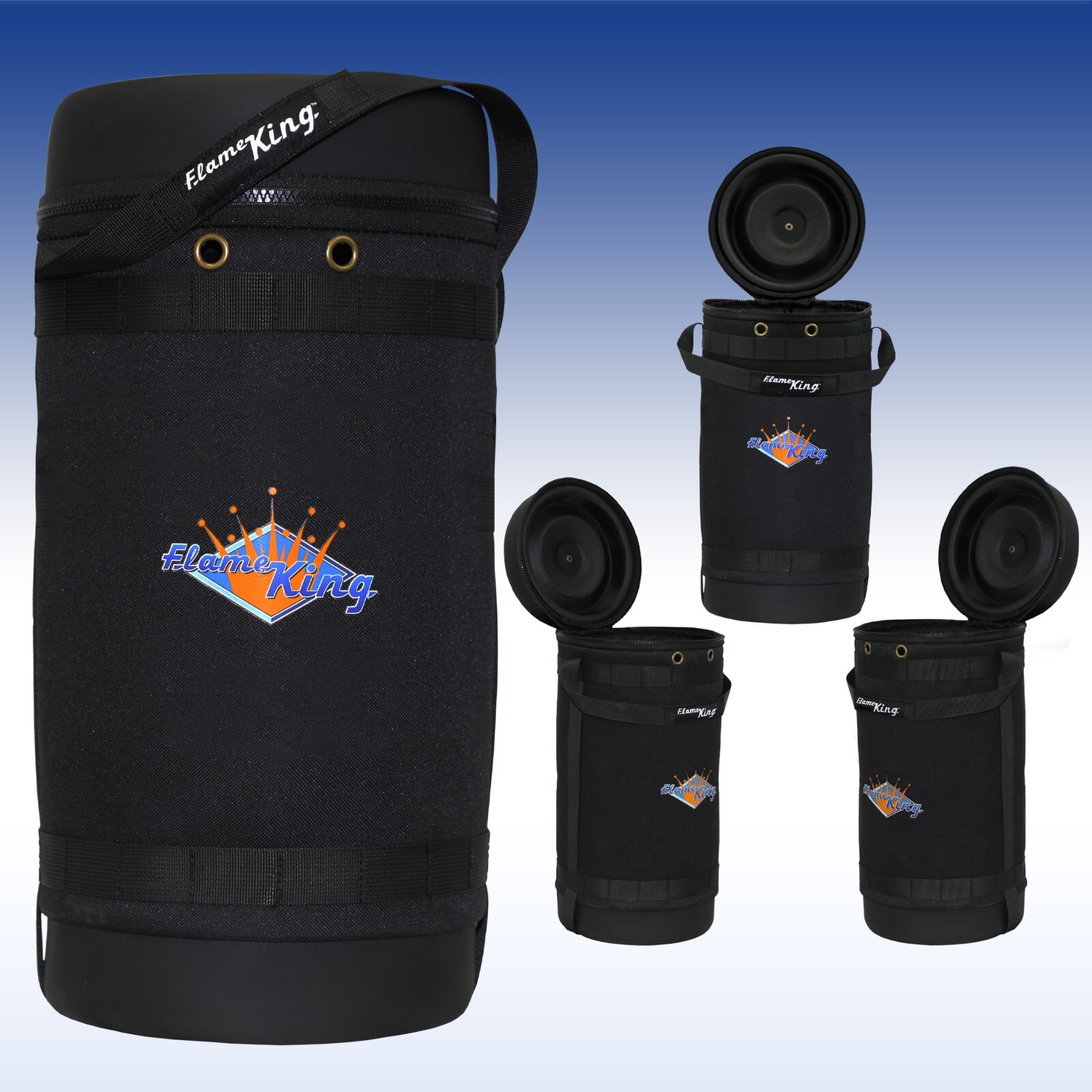 Flame King Gas Hauler for 10 lb. Propane Tank-Insulated Protective Carry Case