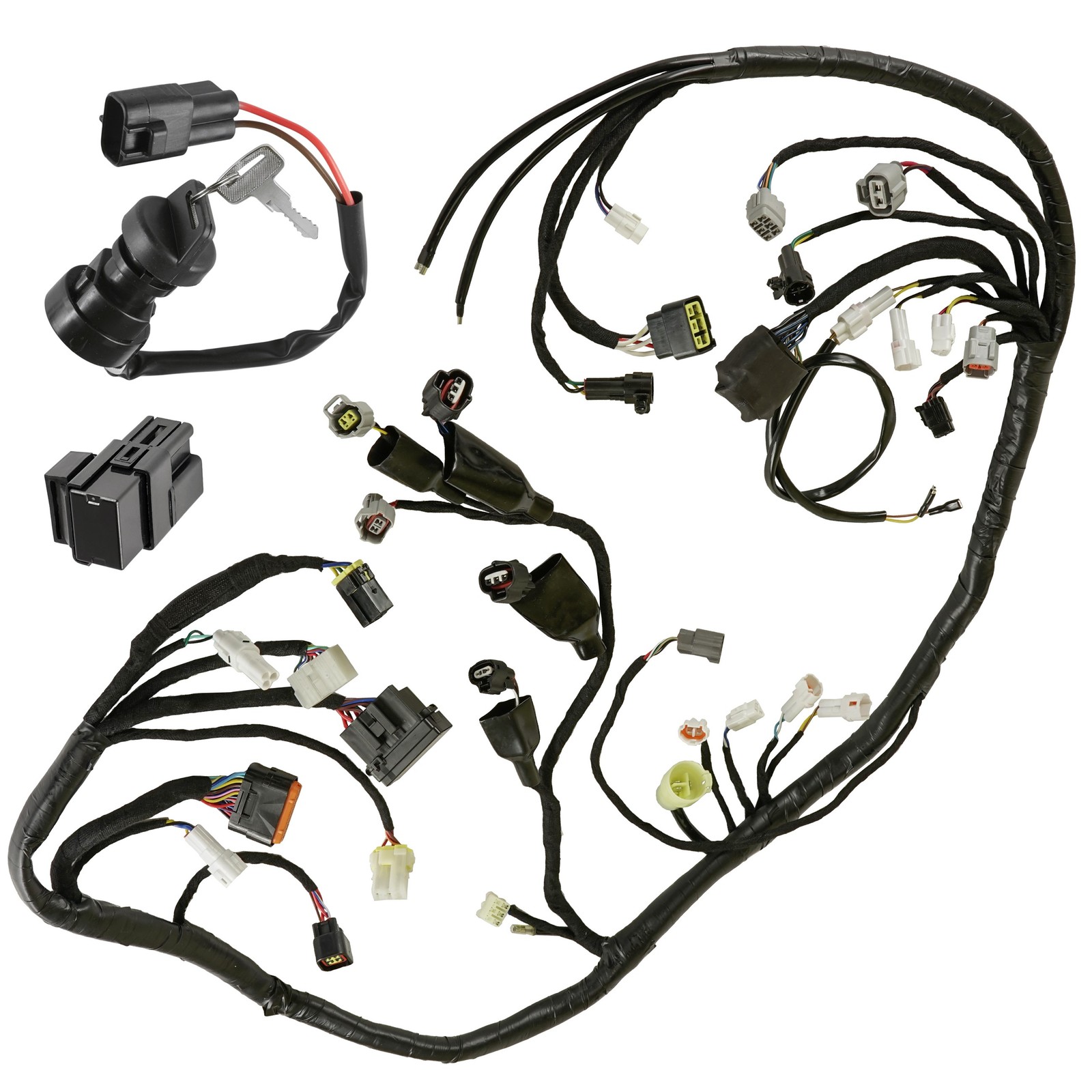 Wiring Harness Switch Key Relay For Yamaha Raptor 700 700R YFM700R 2013-2014