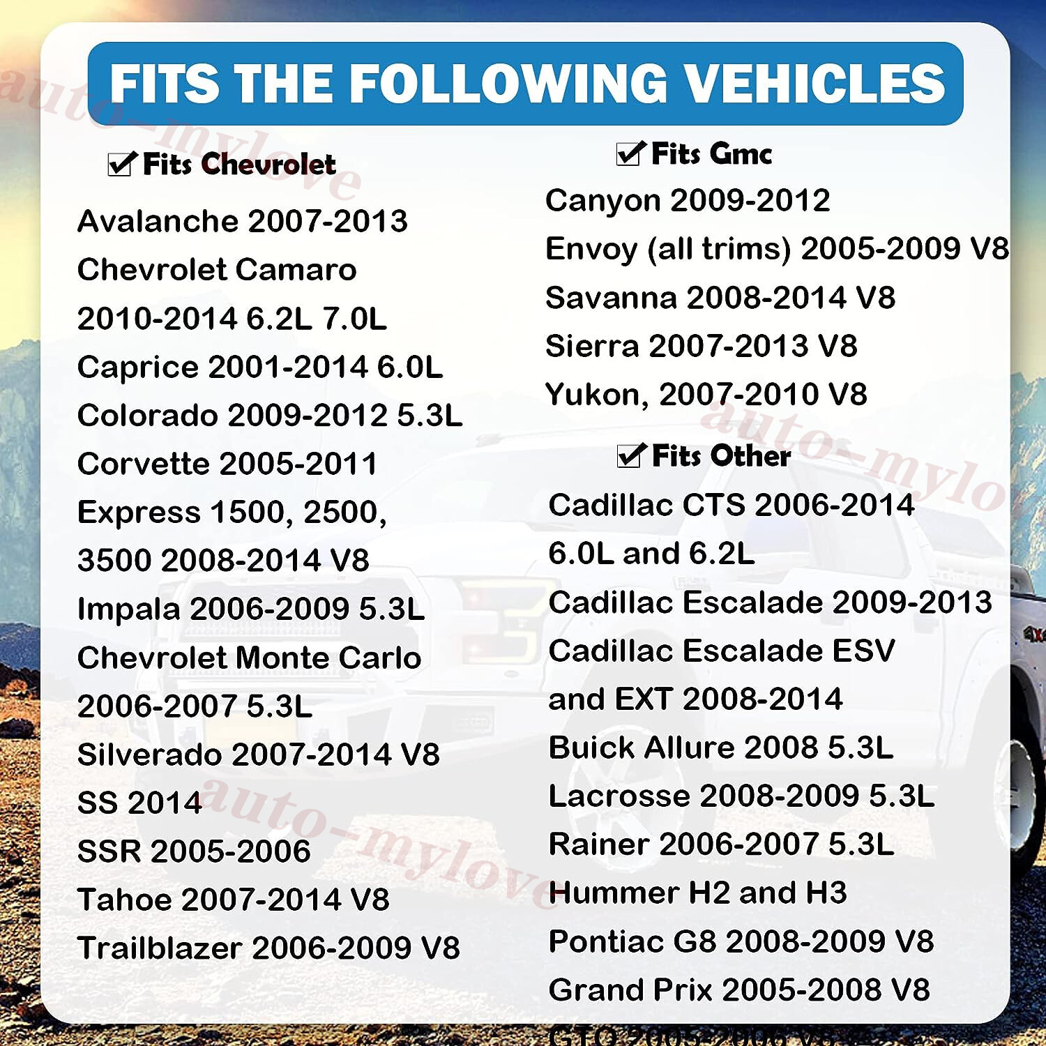8* Ignition Coil+Spark Plug+Wire set For 5.3L 6.0L 6.2L Chevy Silverado 1500 GMC