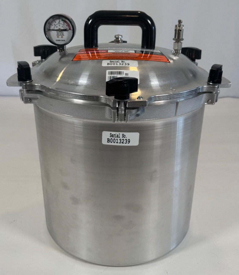 All American 1925X 25QT Heavy Cast Aluminum Autoclave Non-Electric Sterilizer