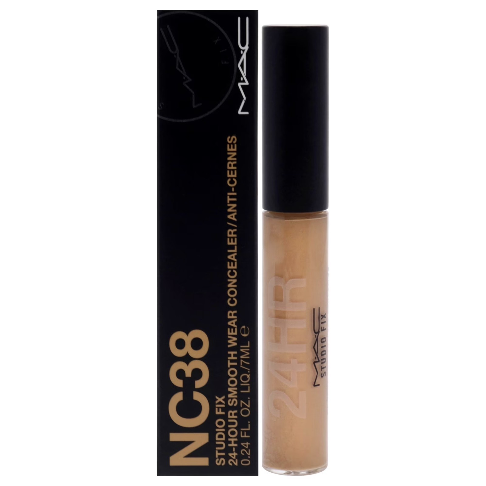 MAC STUDIO FIX 24-HOUR SMOOTH WEAR CONCEALER .24 OZ / 7 ML FULL SIZE NIB