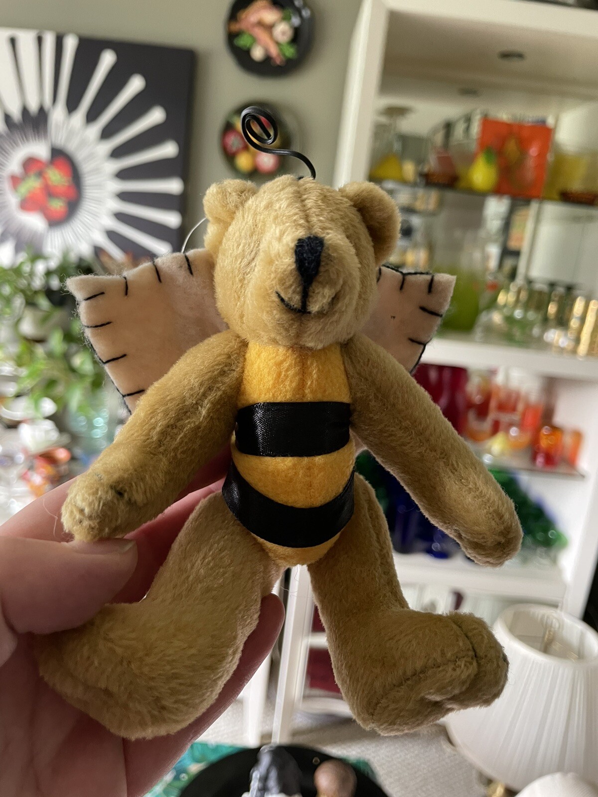 Mix Lot Of 9 Bumblebee 🐝 Home Decor Candle Holder Ornaments Wood Ceramic Beaded