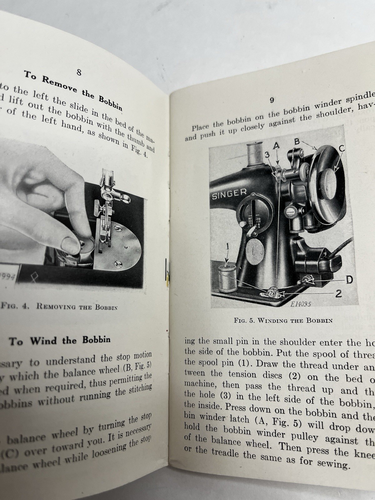 Singer 201-2 Electric Sewing Machine Owner's Manual Instruction Booklet 1941