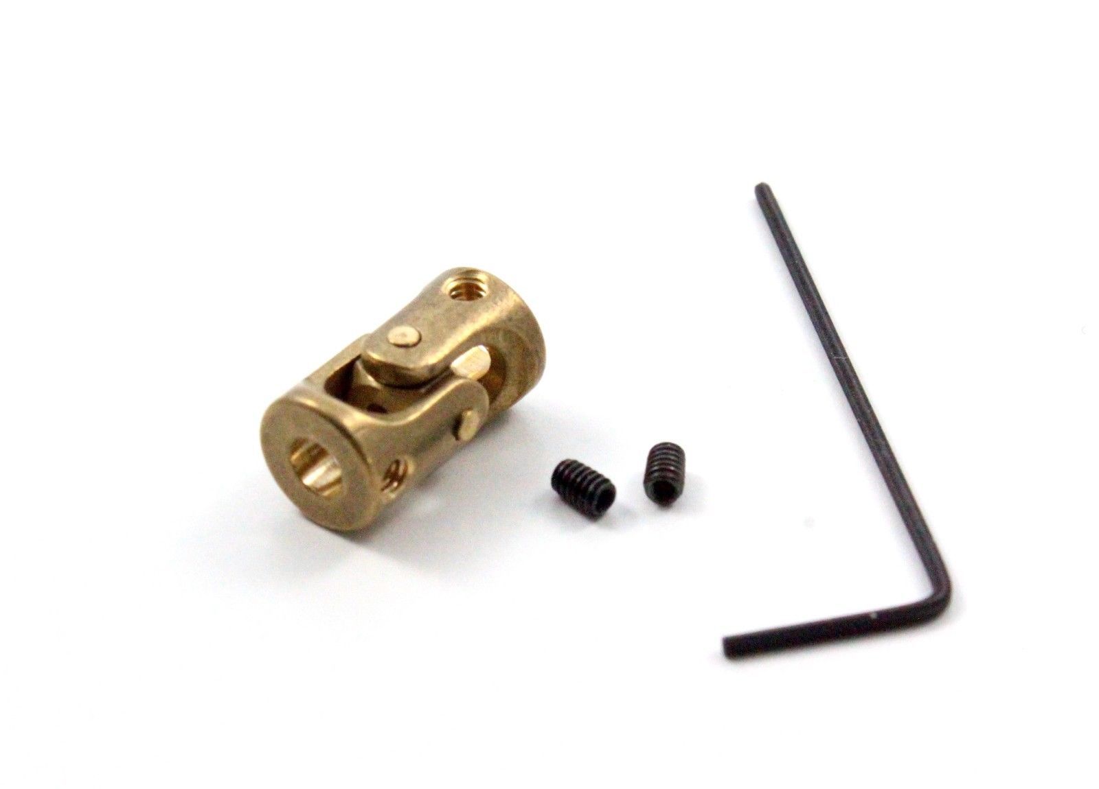 1PC Micro 3mm-3mm Brass Universal Joint for 1/24 1/18 RC Car Boat Model US SHIP