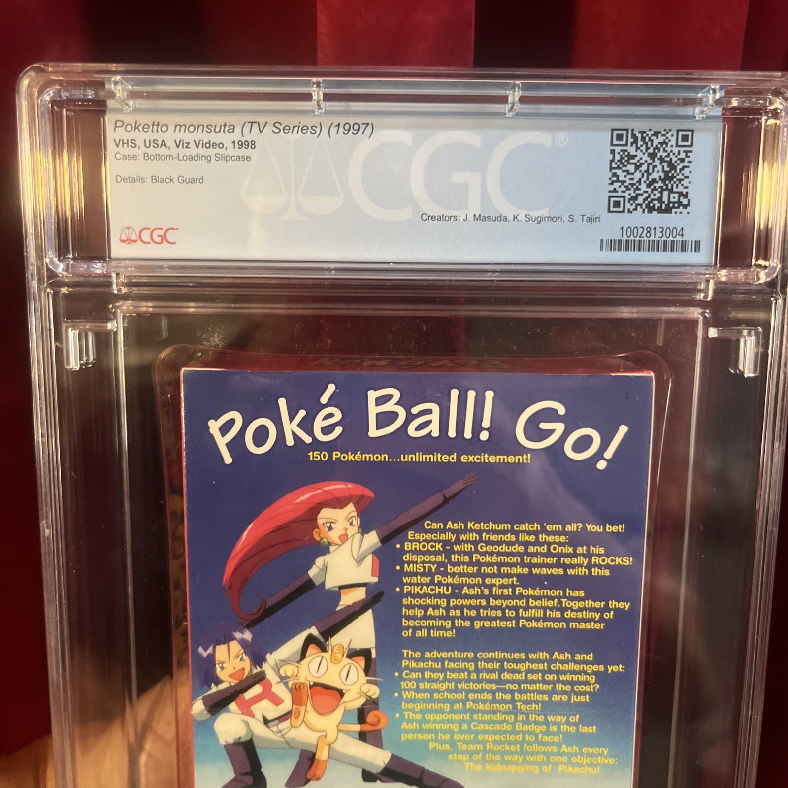 Pokemon The Mystery of Mount Moon VHS Tape Pioneer WM Sealed CGC 9.6 A++ Graded