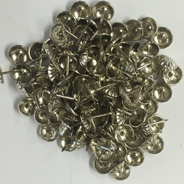 7/16" Nickel Flower Decorative Nail Upholstery Tacks (US108) 100-250-500-1000