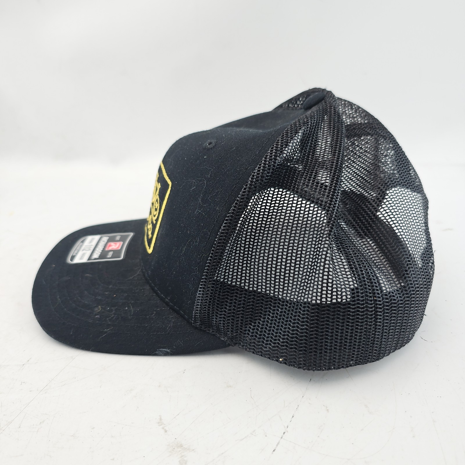 Trek Bicycle Company Baseball Cap Mesh Snapback Black Gold