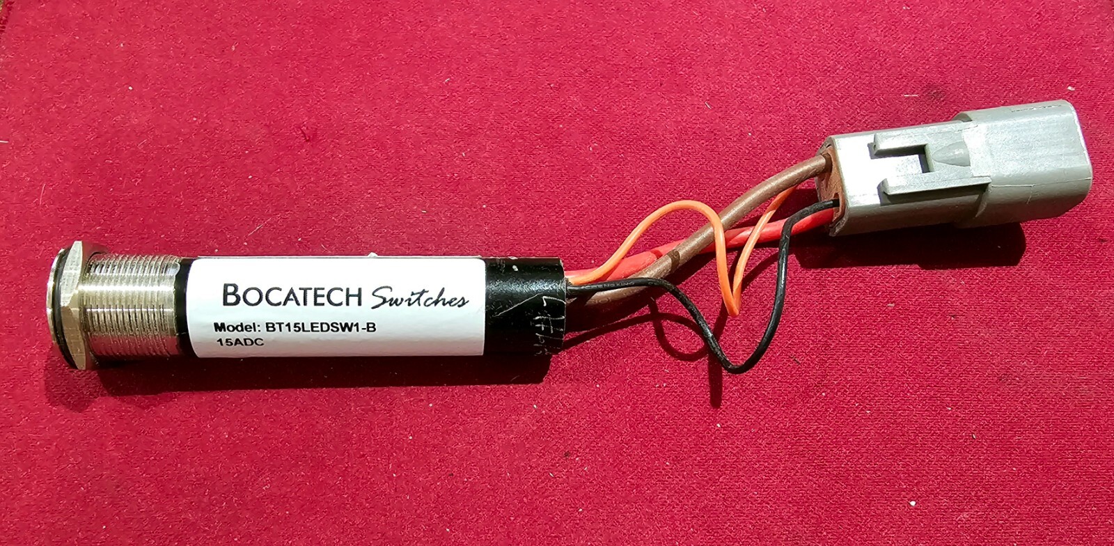 Bocatech Mini LED 15ADC 12v Switch Blue BT15LEDSW1-B