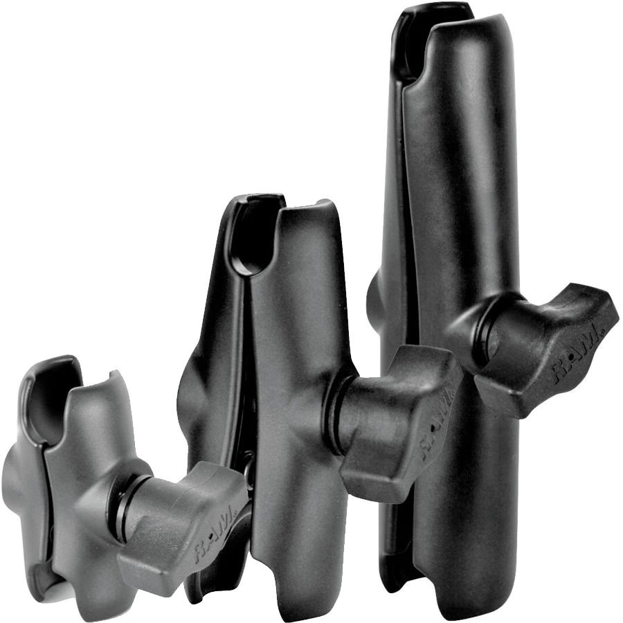 RAM Mounts Double Socket Arm - Black, B Size / Long Arm / Boxed RAM-B-201-CCL77