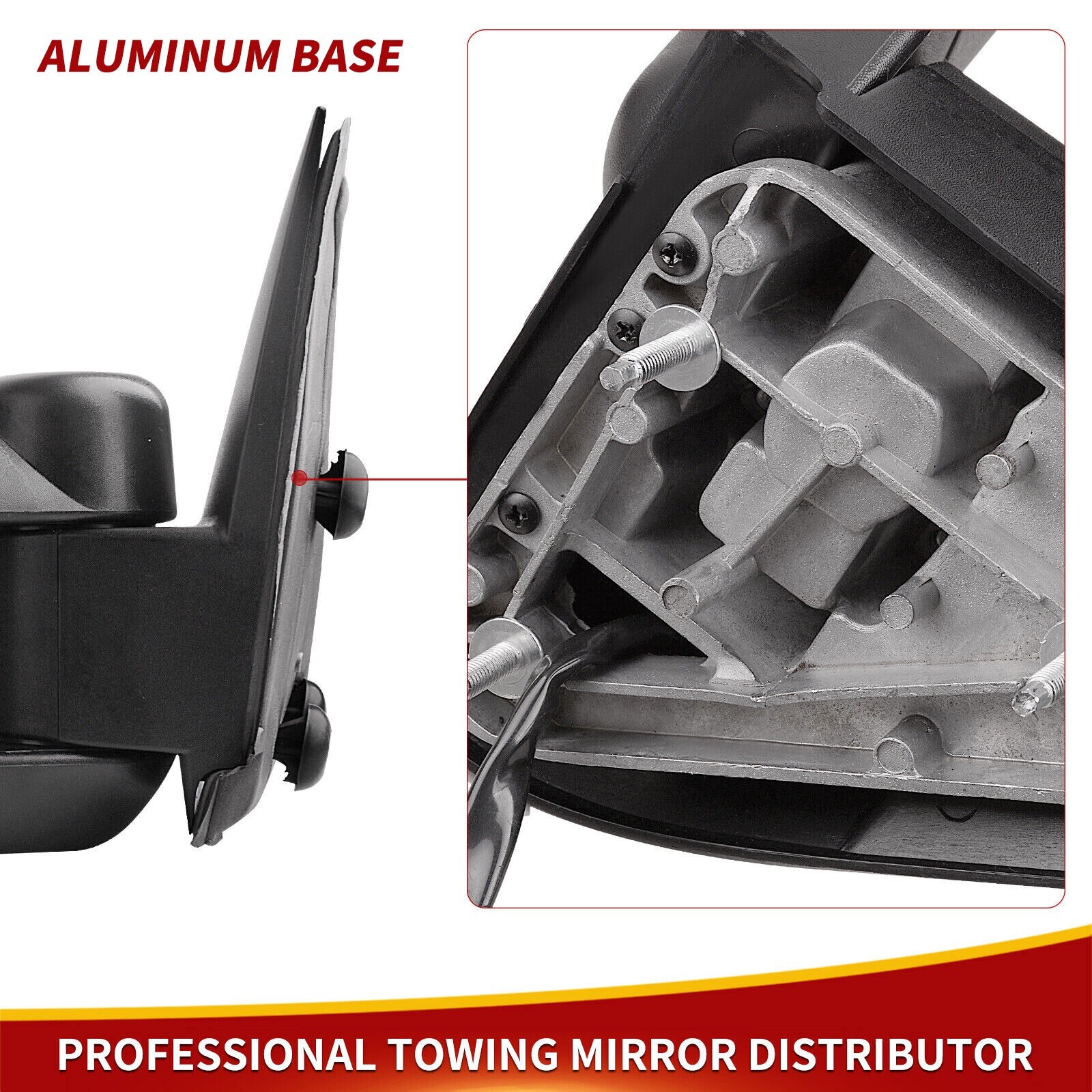 Power Heated Tow Mirrors for 2003-2006 Chevy Silverado Sierra 1500 2500HD 3500HD