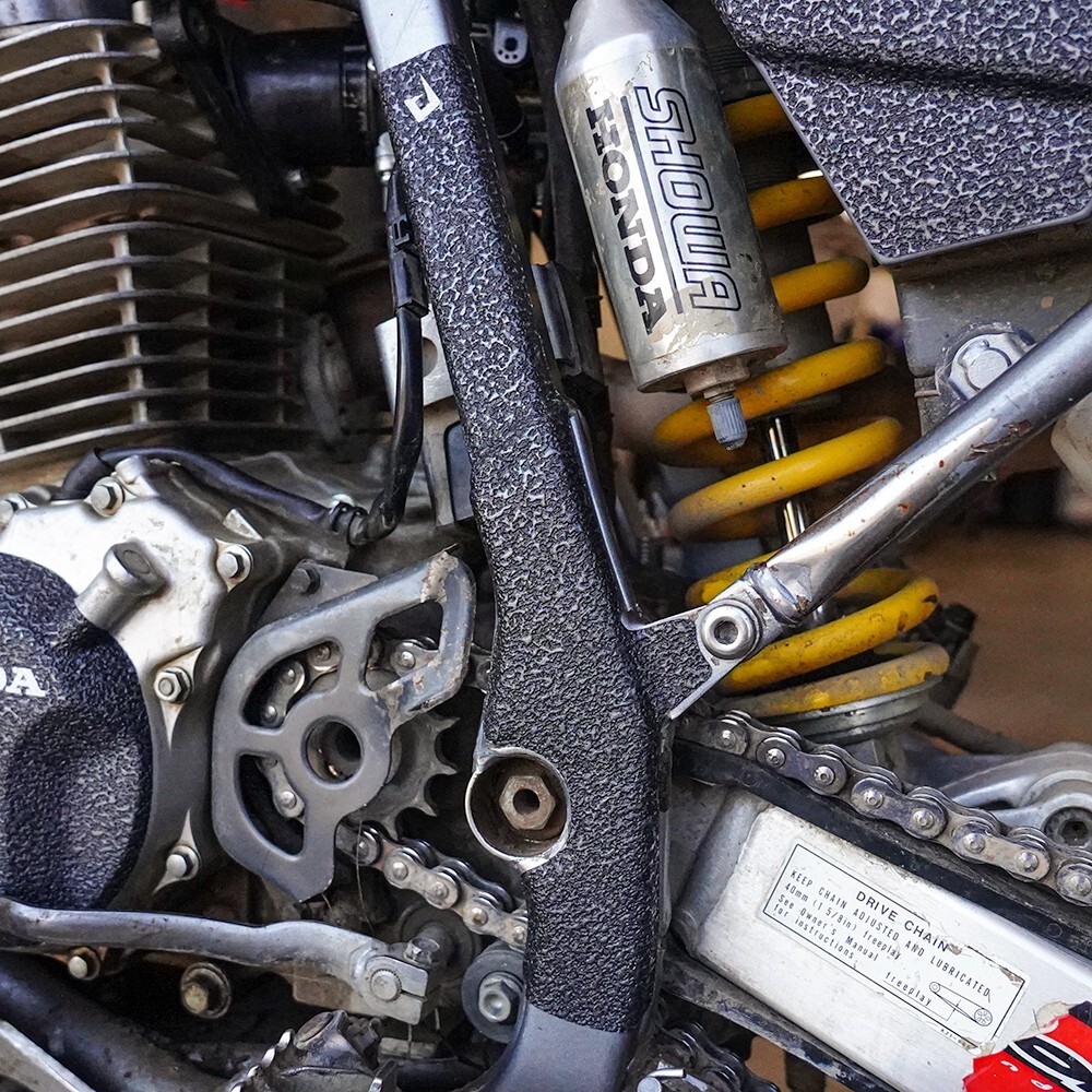 Black Frame Guards 1996-2004 Honda XR400 Grip Tape Protectors XR400R 400R