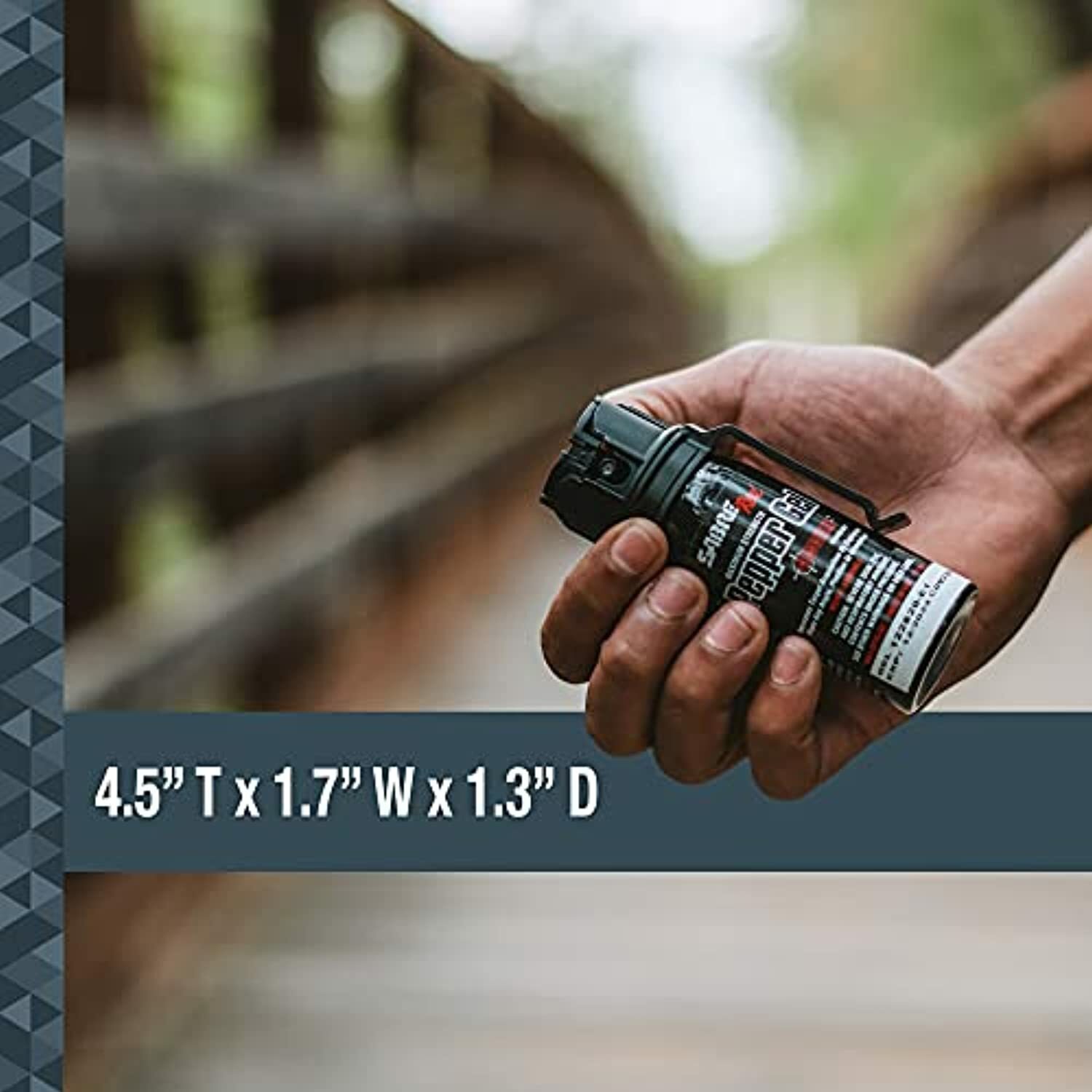 SABRE Crossfire Pepper Gel, Maximizes Target Acquisition, Deploys At Any Angle,