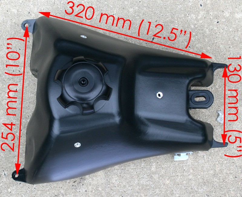 Kayo TT125 TT140 Gas Fuel tank 125 140 2019 2020 2021 2022 2023 petcock OEM