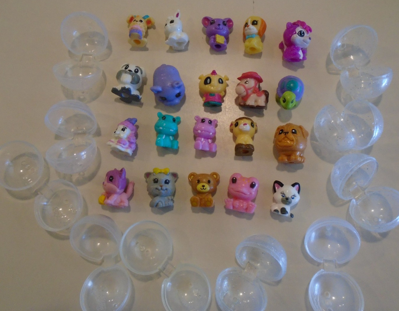 Squinkies & Bubbles Lot L ~ 20 Assorted Squinkies with 10 Bubbles