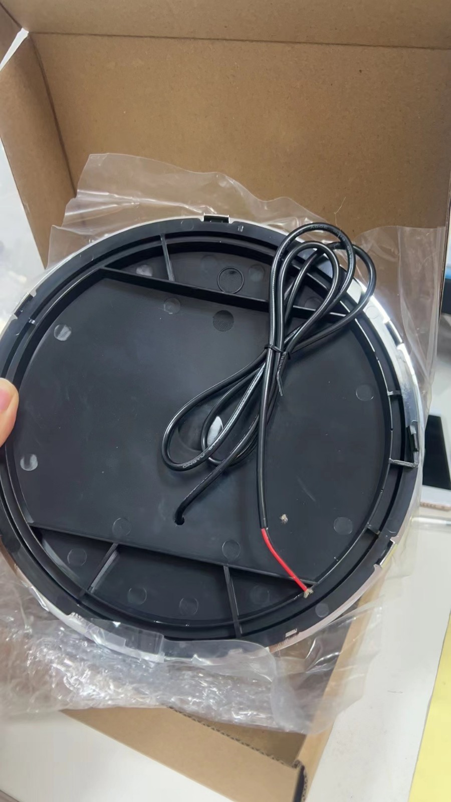 Mirror Emblem Front GrilleBadge For Mercedes Benz GLC GLE GLS 2015-2019 with LED