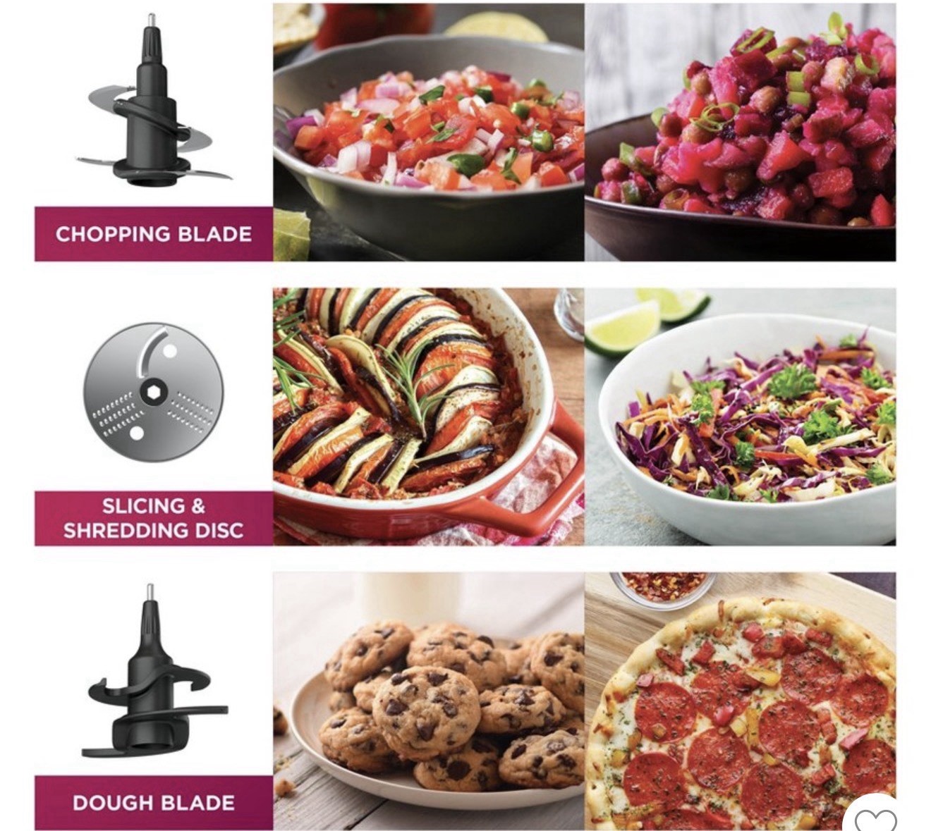 Ninja Professional XL Food Processor 1200W Auto-iQ 12 Cup Chop Slice Shred