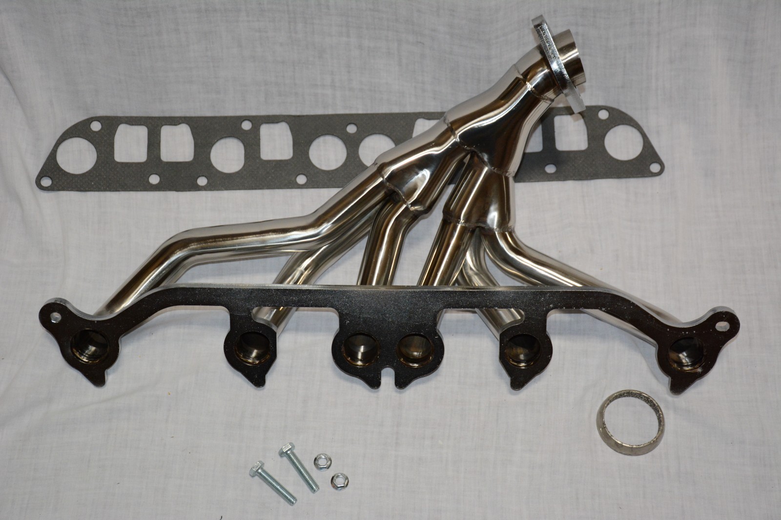 For 1991-1999 Jeep Wrangler Cherokee 4.0L Polished Stainless Headers TJ YJ XJ ZJ