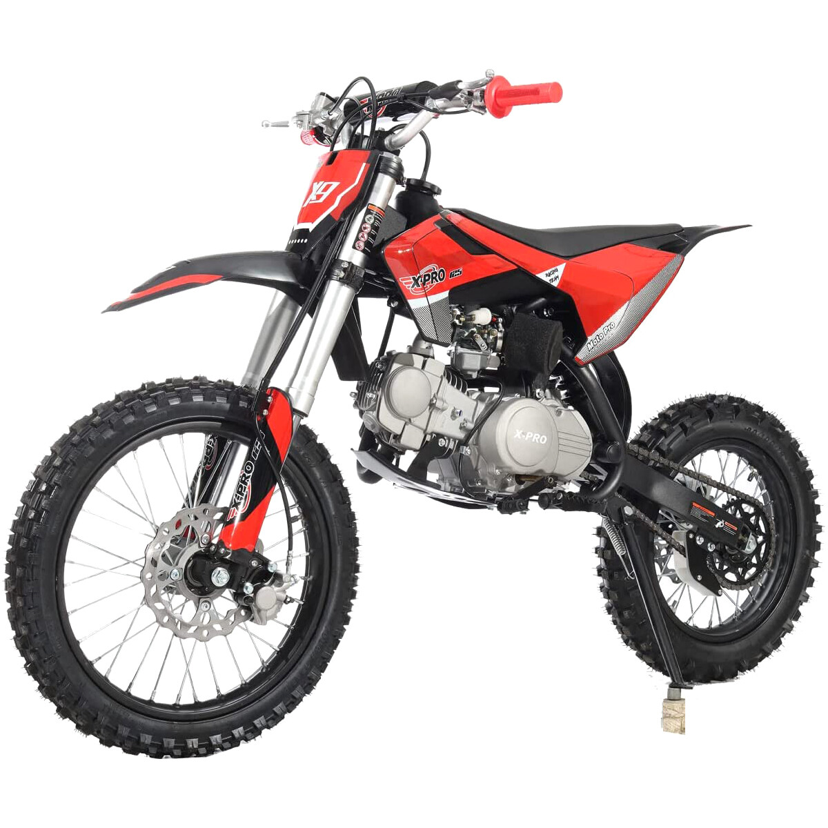 X-PRO X9 125cc Dirt Bike Pit Bike 4 Stroke Gas Powered Off Road Kick Start