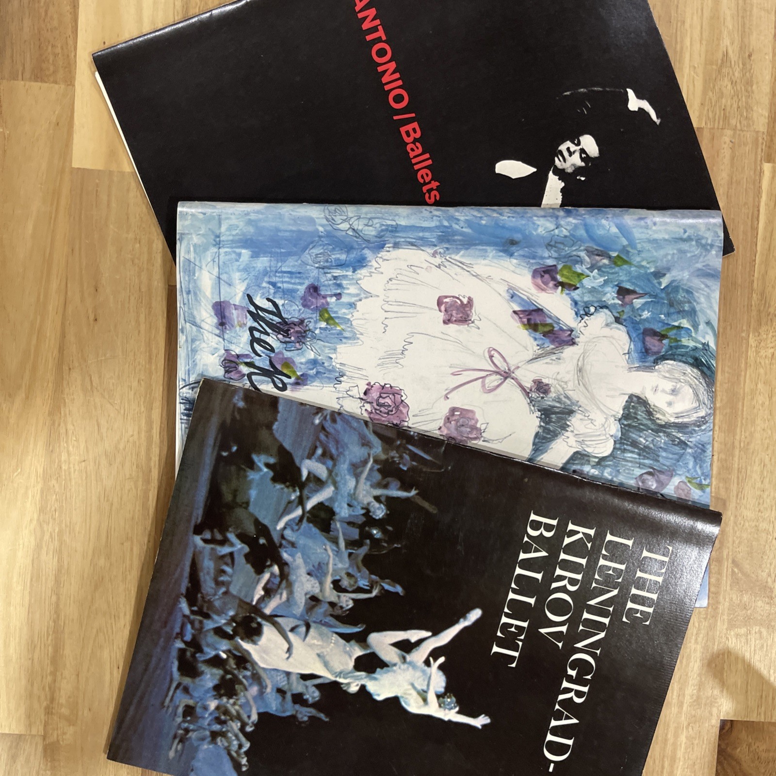 Vintage Ballet Programs Lot Kirov Leningrad + Antonio Ballets Dance Booklets