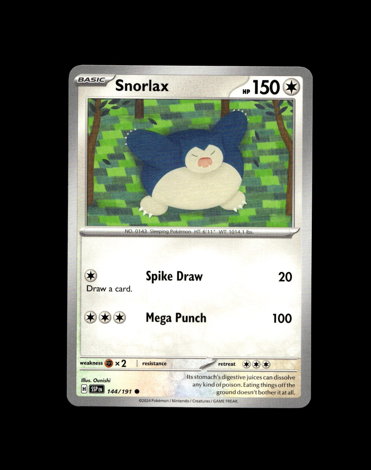 Snorlax Munchlax Pokemon Card! Holo/Reverse Holo Rare EX V VMAX Full Art Cards!
