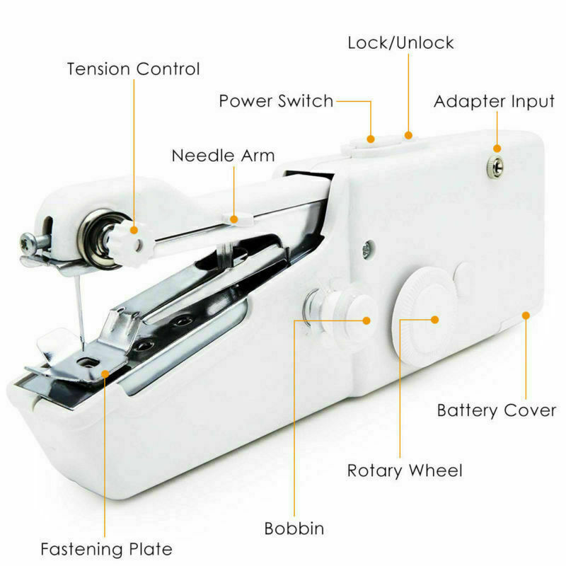 Mini Portable Smart Electric Tailor Stitch Hand-held Sewing Machine Home Travel