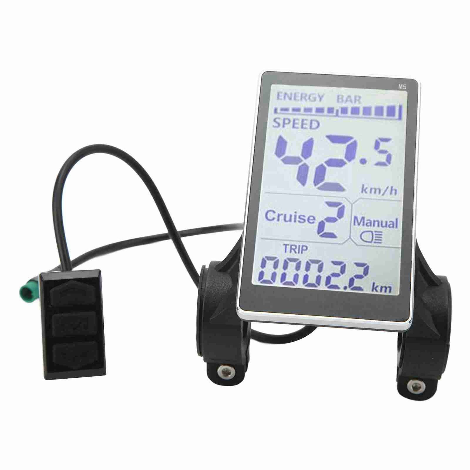 24/36/48/60V E-Bike Speedometer Electric Bike LCD Display Meter Control Panel