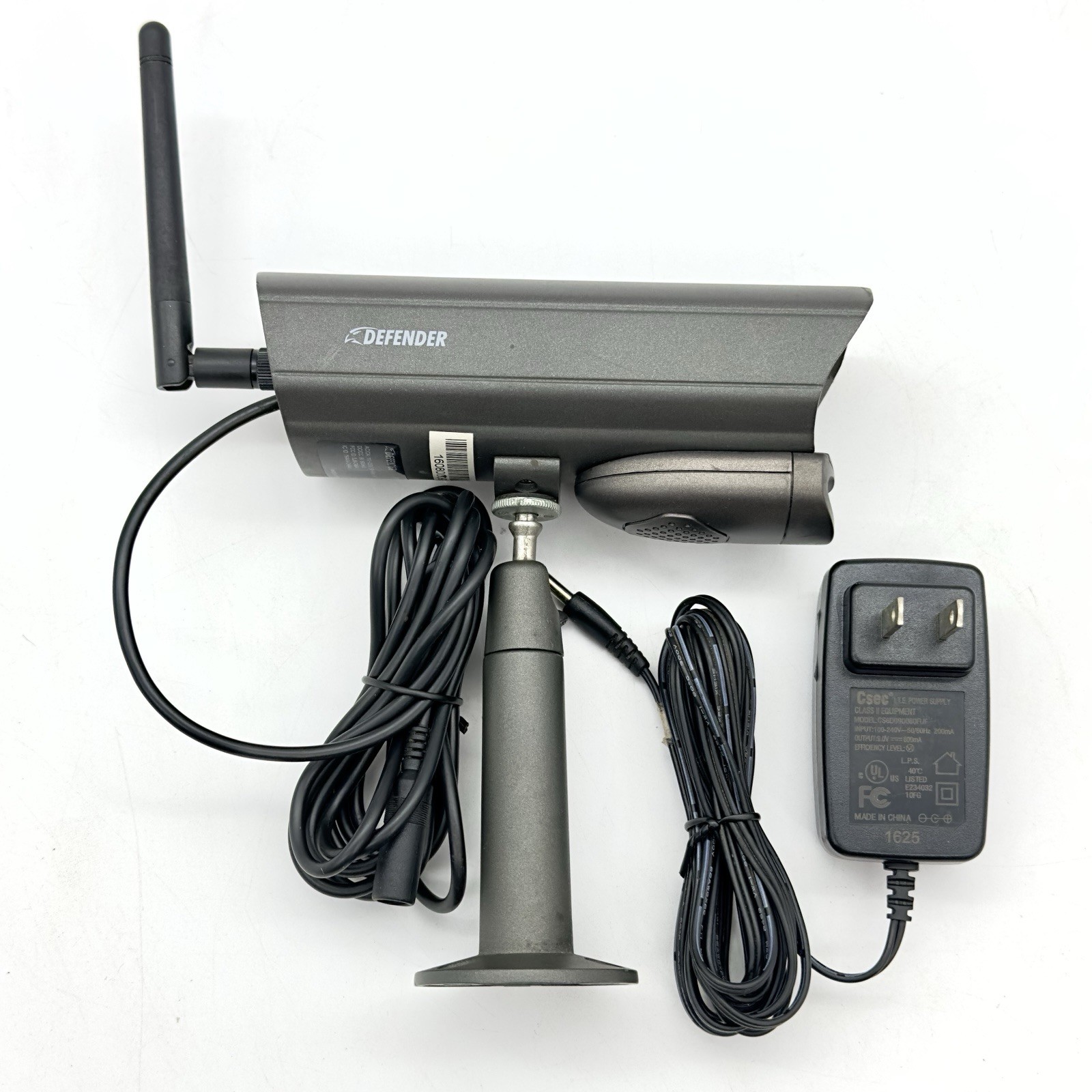 Defender Phoenix M2C Wireless Security Camera TESTED w/Mount & AC Adapter VGC