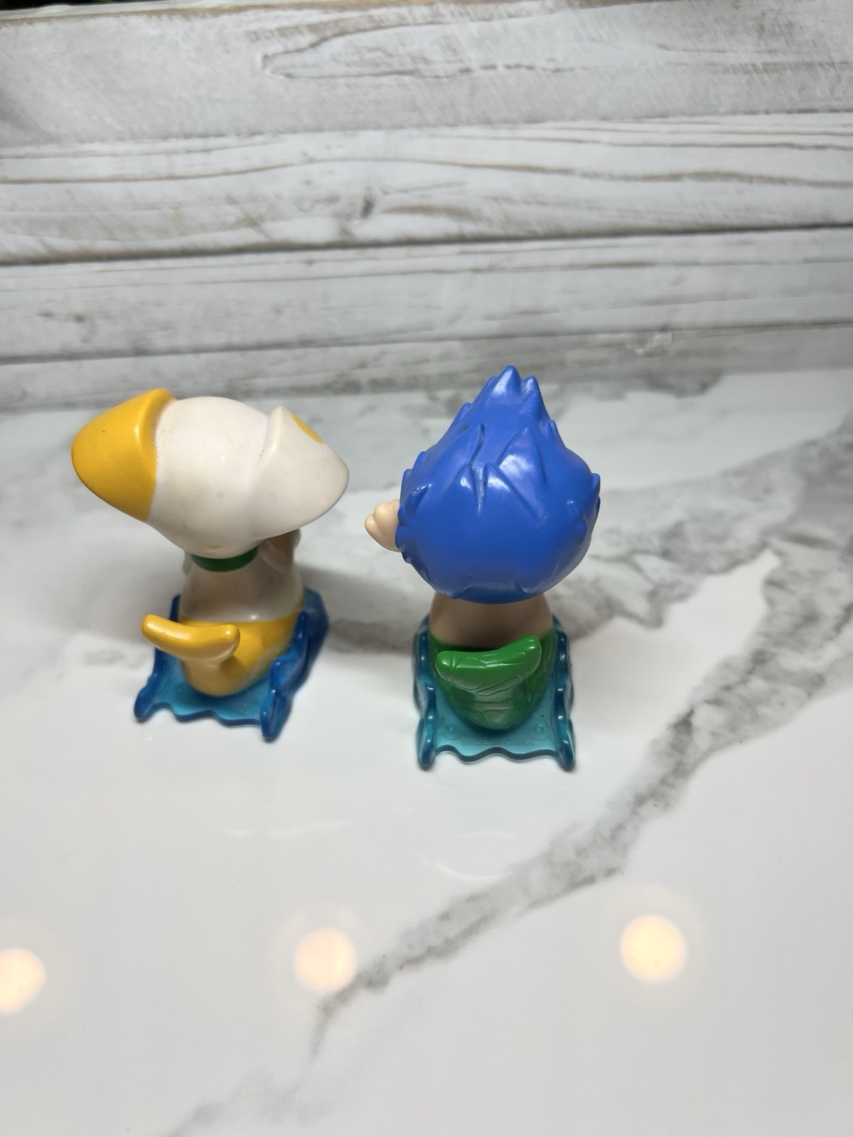 Nickelodeon Bubble Guppies Roll N Go Sliders Gil Guppy Puppy Toy Figures