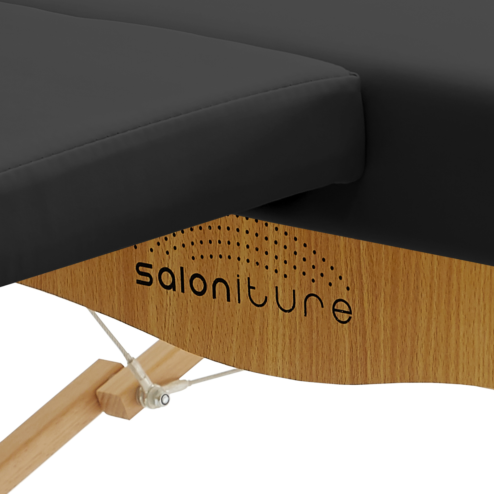 Portable Physical Therapy Massage Table - Stretching Treatment - Black