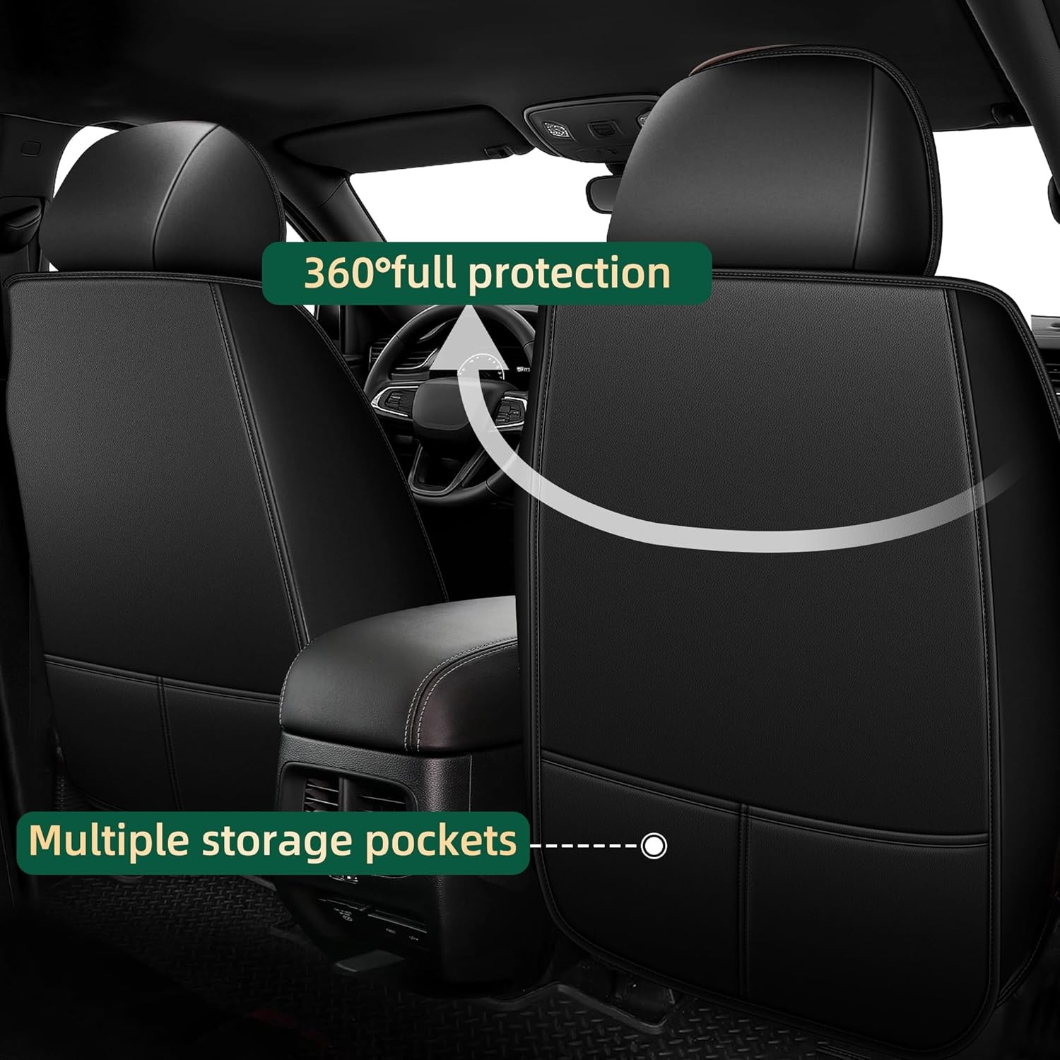 Seat Covers For Subaru Forester 2007-2026 Faux Leather Seat Cushions (2/5 Seats)