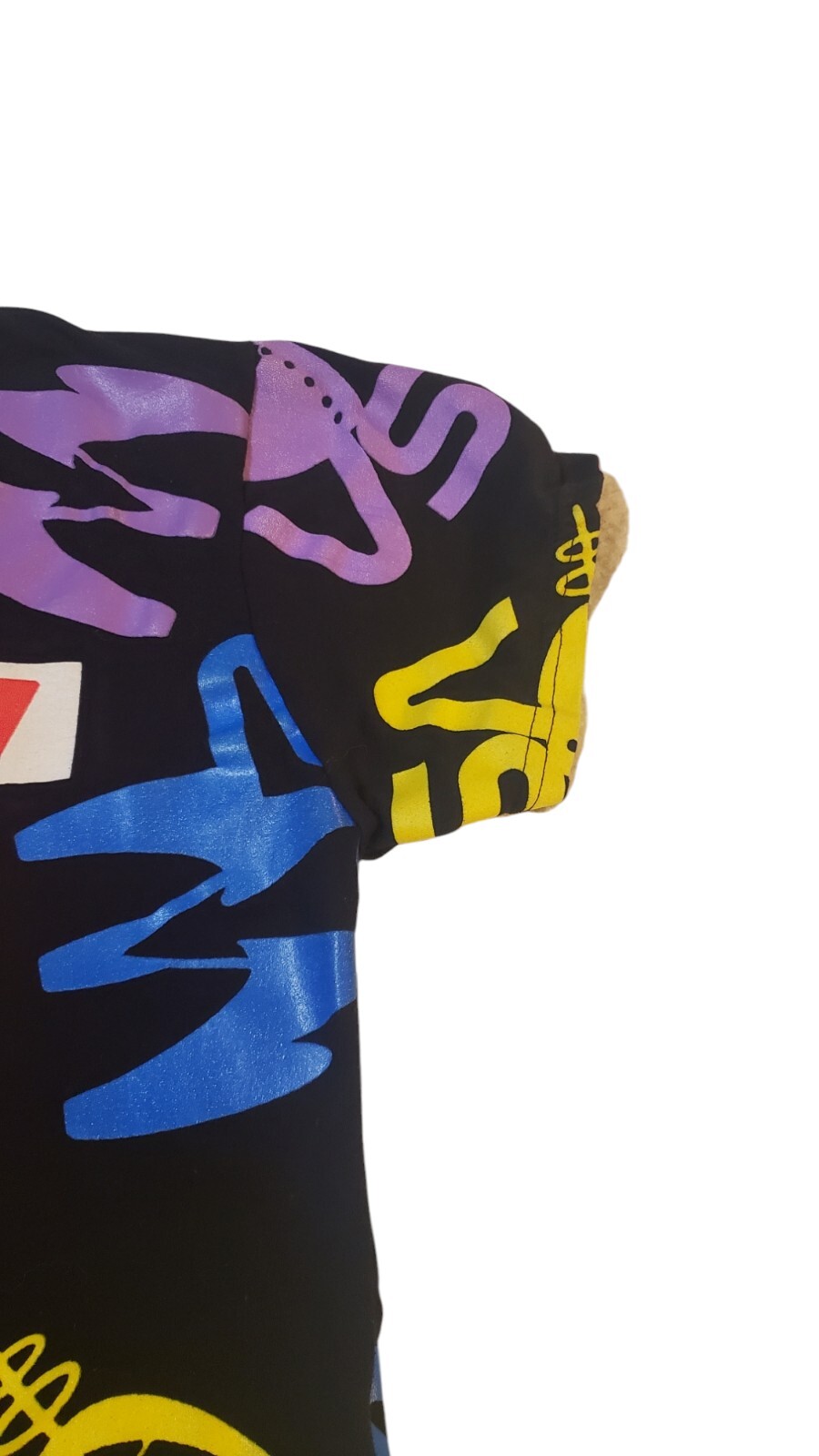 Nasa Boys Short Sleeve Crew Neck All Over Graphic Print Black T Shirt Size M